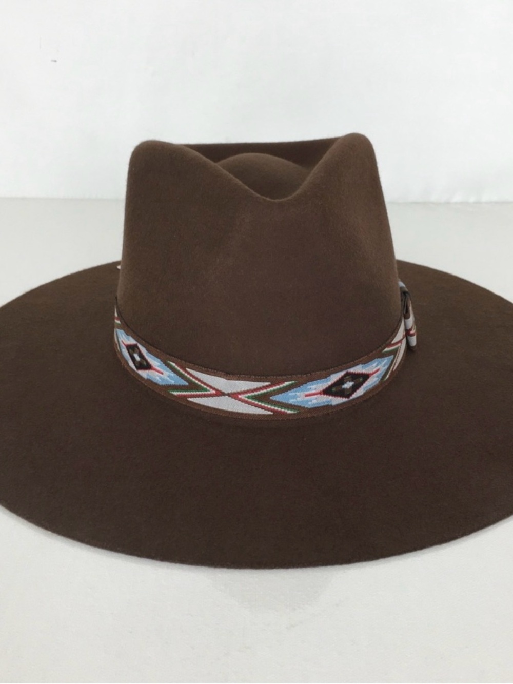 Wool Hat Twister Chocolate Brown NEW Size L Boho Cowgirl Cowboy Hat Western NWT